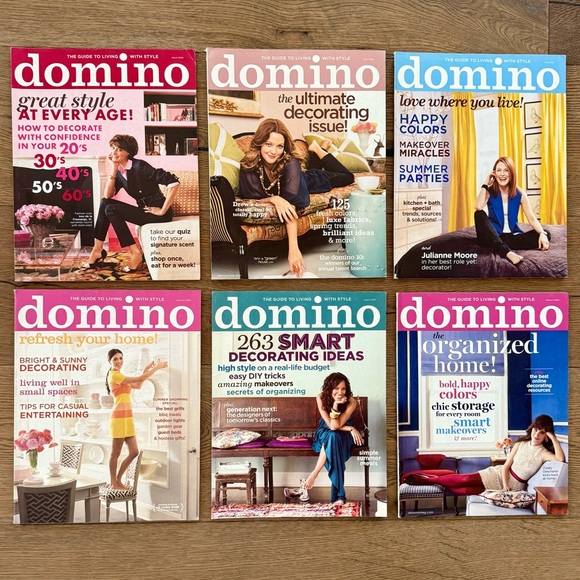 Domino magazine Other - Domino Magazine 2008 2009 6 Issues Magazines lifestyle Decoration Decor House